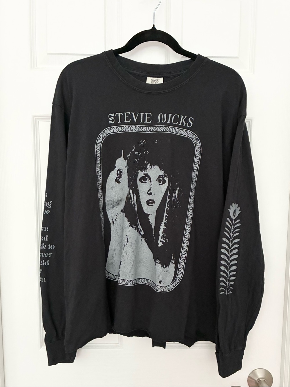 Comfort Colors Stevie Nicks Graphic Long Sleeved Top